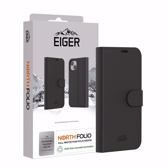 Picture of Eiger Eiger North Folio Case for Samsung Galaxy S23 FE in Black