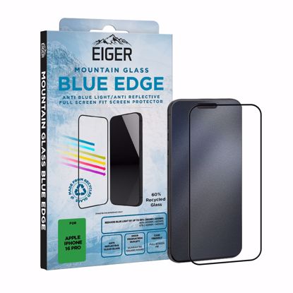 Picture of Eiger Eiger Mountain Blue EDGE Screen Protector for iPhone 16 Pro