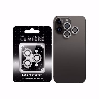 Picture of La LUMIERE La Lumiere Diamond Lens Protector for iPhone 16 Pro/16 Pro Max in Silver