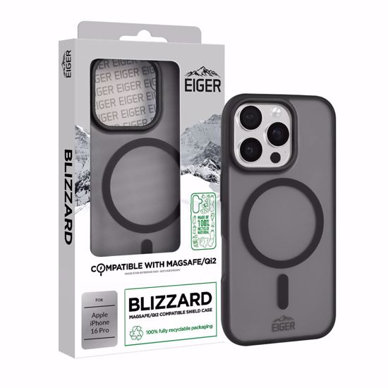 Picture of Eiger Eiger Blizzard Magsafe Case GRS for Apple iPhone 16 Pro in Black